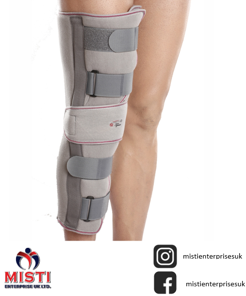 Tri Panel Knee Immobilizer 19'' Patella Wrap ACL PCL Injuries & Fractures