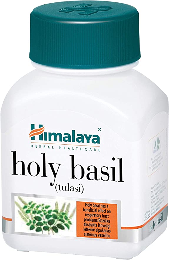 Himalaya Holy Basil Herbal Supplement Vegetarian Capsules