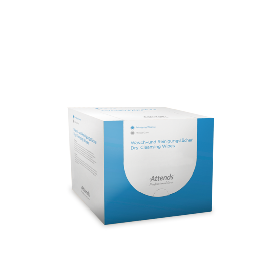 Attends Dry Cleansing Wipe Professional Care range Soft